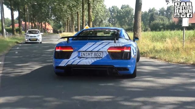 802HP Audi R8 V10 Plus SUPERCHARGED MTM смотреть онлайн