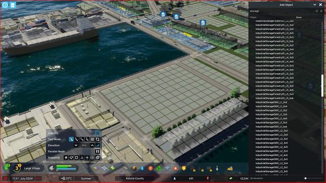 Detailing of a Harbor and City Expansion in Cities Skylines 2 смотреть онлайн