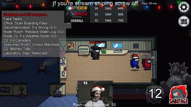 Impostor With the #1 Ranked Among Us Player | Ranked Among Us ft. Chippy | EvKene смотреть онлайн