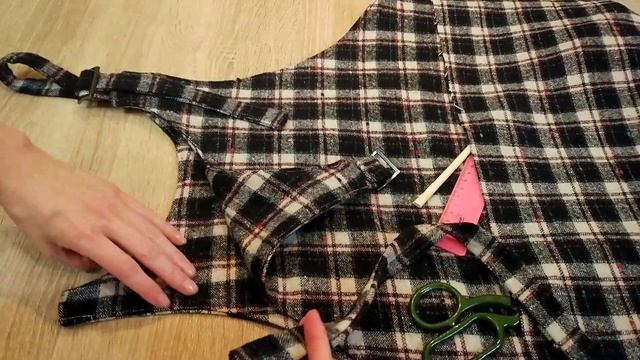 Как сшить тёплый сарафан без подкладки. Сарафан своими руками. Сарафан 2020г. Как пришить обтачку. смотреть онлайн