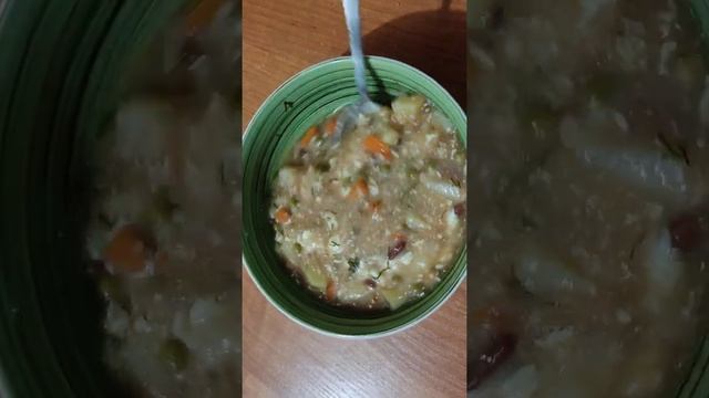 суп бедняков из того, что было в холодильнике