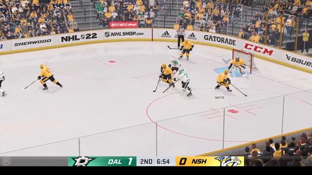 February 24,2022 Dallas vs Nashville NHL 22 GM Connected Hockey League смотреть онлайн