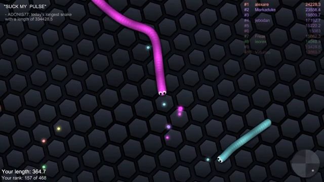Обзор игры Slither.io