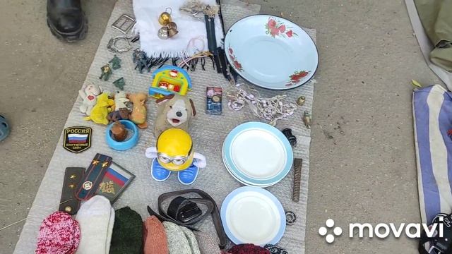 И снова на блошином рынке в Туле. Много винтажных вещей! смотреть онлайн