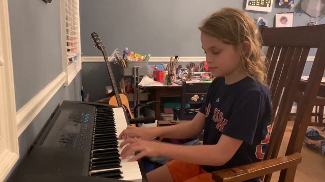 Juice WRLD - “Wishing Well” played by 10 year-old on piano смотреть онлайн