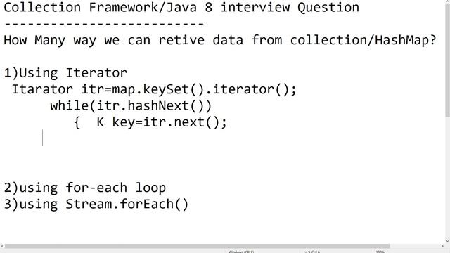 How to retrieve the element from HashMap /collection/Java interview Question/java 8 смотреть онлайн