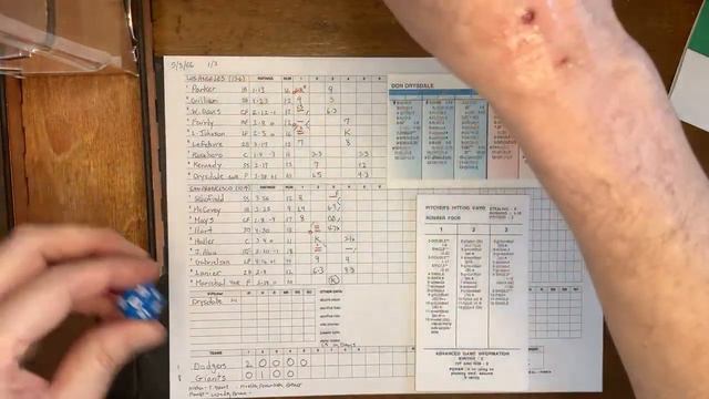 Strat-O-Matic Baseball: Los Angeles @ San Francisco 5/3/1966 смотреть онлайн