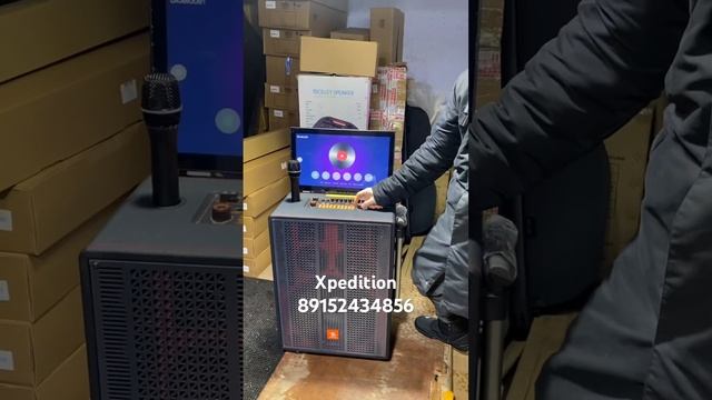 Караоке колонка с огромным сенсорным дисплеем #колонки #музыка #jbl #новыйгод #xpedition смотреть онлайн