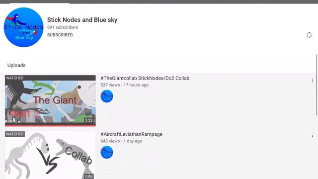 Shout out to Stick nodes and blue sky pls смотреть онлайн