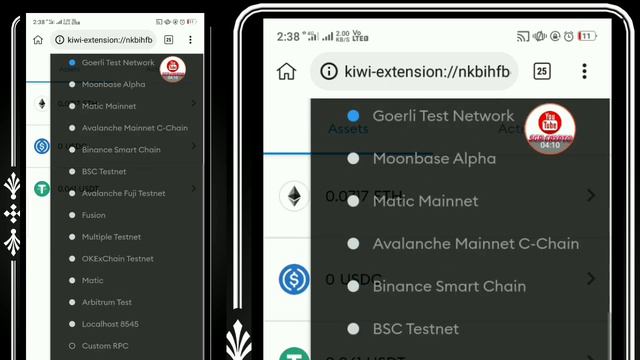 Use extension in Kiwi browser | import all account in metamask ,create multiple acc.. #sgrcrypto смотреть онлайн