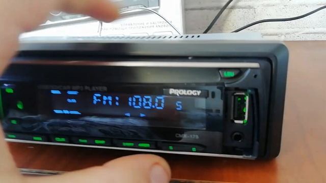 автопроигрыватель PROLOGY CMX-175 смотреть онлайн
