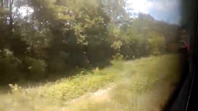 Киев-Фастов поезд 827 Киев-Жмеринка ч.1 Киев-Васильков-1 из окна поезда 19.06.2017 смотреть онлайн