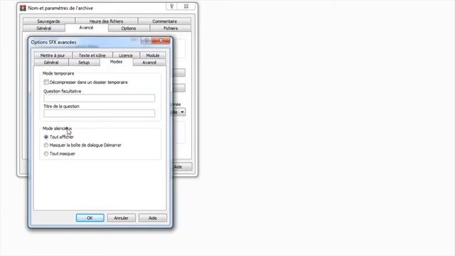 SFX avec Winrar Un fichier auto-extractible смотреть онлайн