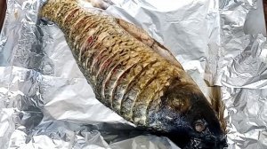 Карп запечённый в духовке с лимоном в фольге! Идеальный Карп на праздничный стол!