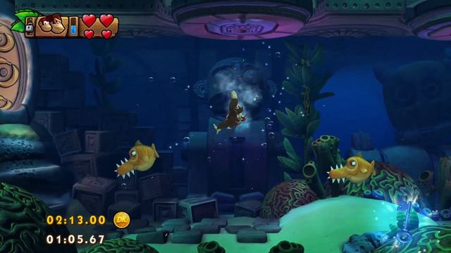 Donkey Kong Country Tropical Freeze SPEED RUN GOLD 4-B Shoal Atoll (NO HIT DAMAGE) смотреть онлайн