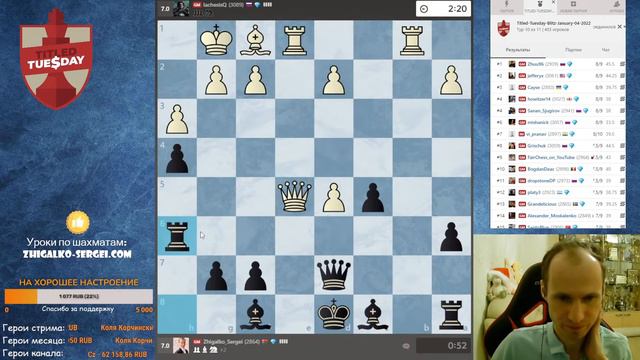 Партия Ян Непомнящий - Сергей Жигалко смотреть онлайн