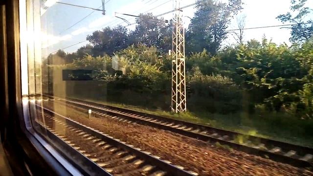 Экспресс ЭД4М "Наше Подмосковье" маршрутом МСК - Рязань 1. Поездка от Казанского вокзала до Луховиц смотреть онлайн