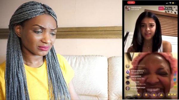 Lovely Peaches Shows Her 🐱 On Malu’s IG Live REACTION