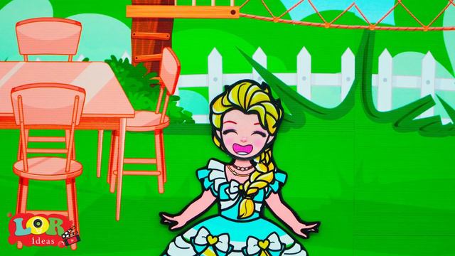 Cartoon - Paper Doll Poor Rapunzel Daughter And Rich Frozen Regrets - Rapunzel Compilation 놀이 종이