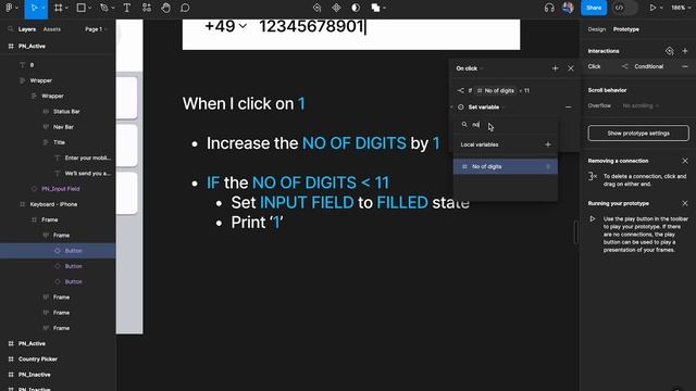 PROTOTYPE a Phone Number Input Interaction using FIGMA VARIABLES | Advanced Prototyping смотреть онлайн