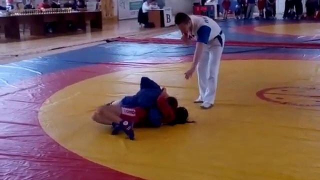 Самбо. Ульяновск. Хозяинова Настя, борьба за выход в финал. смотреть онлайн