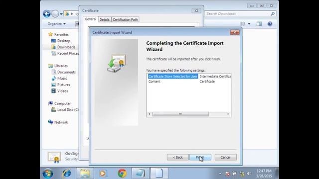 Installing certificate chain on the Windows Keystore смотреть онлайн