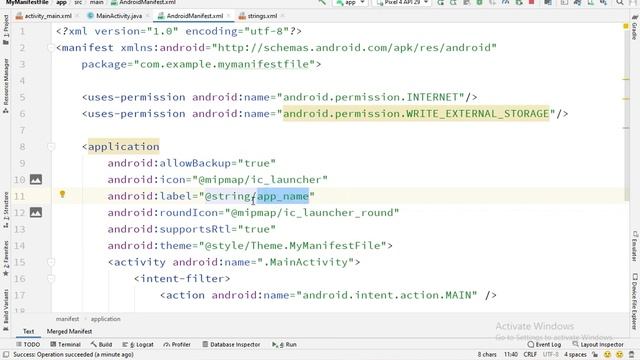 Manifest File in Android - Hindi смотреть онлайн