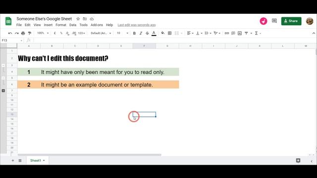 Why can't I edit this Google Doc, Sheet or Slide that was shared with me?? смотреть онлайн