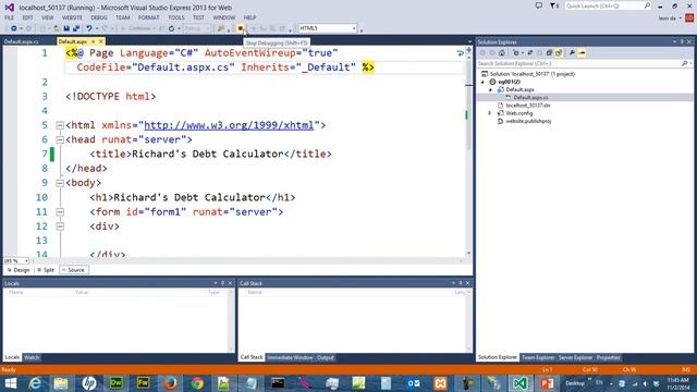 Tutorial asp.net C# 008 - eg001 - 3 смотреть онлайн