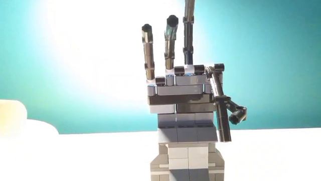 я сделал руку Терминатора из Лего и анимировал! смотреть онлайн