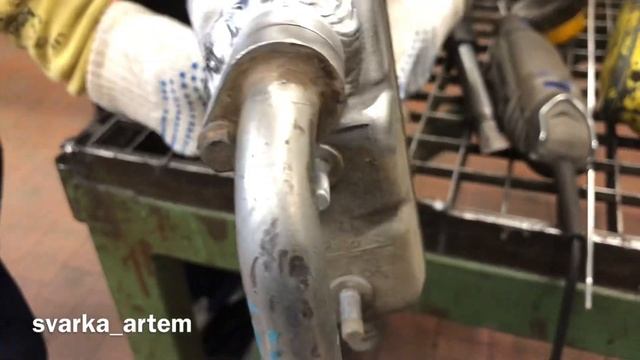 Сварка радиатора и диска смотреть онлайн