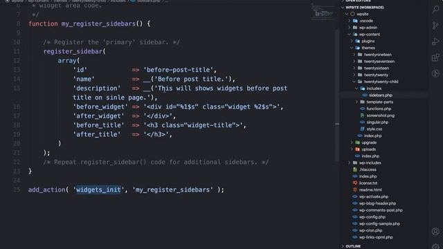How To Create WordPress Widgets Area In TWO STEPS only | Tutorial for Beginners | Tutorial - 10 смотреть онлайн