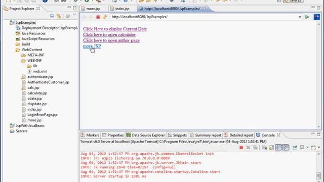 JSP Chapter 8 - HandsOn With Basic Script, Expression and Declaration смотреть онлайн