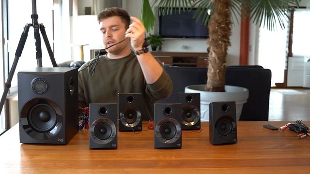 5.1 Lautsprecher - Logitech Z607 - 5.1 Surround Sound, Bluetooth, USB - Unboxing & Inbetriebnahme смотреть онлайн
