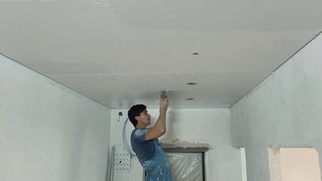 шпаклёвка потолка