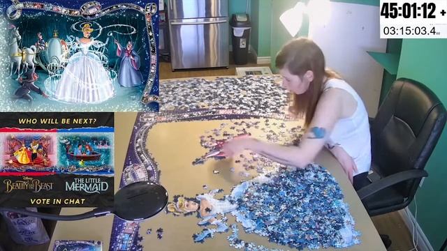 40,320 piece puzzle World record - Part 4 : Cinderella смотреть онлайн