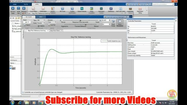 How to tune PID controller in Matlab ??? смотреть онлайн