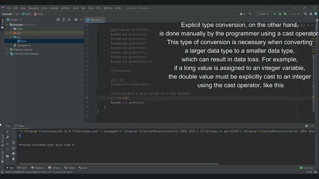 Java Primitive Data Types and Type Conversion / Casting for Beginners смотреть онлайн