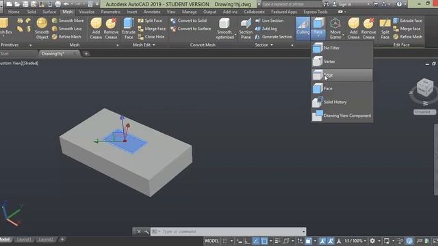 AutoCAD Tutorial - 3D surface and mesh modeling | how to create mesh in Autocad. learn fast смотреть онлайн