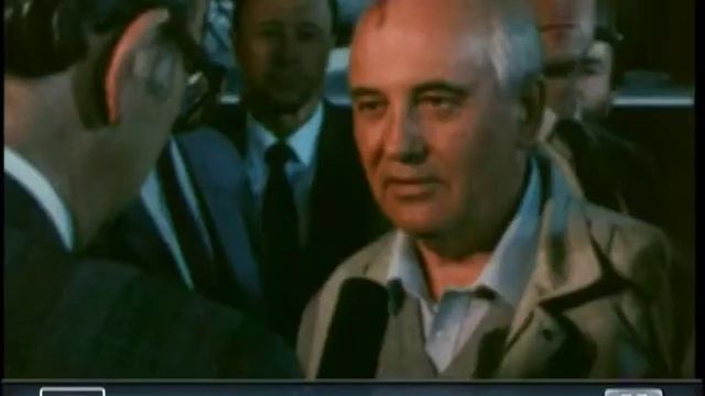 Горбачёв после возвращения из Фороса. Возвращение в Москву (23.08.1991). смотреть онлайн