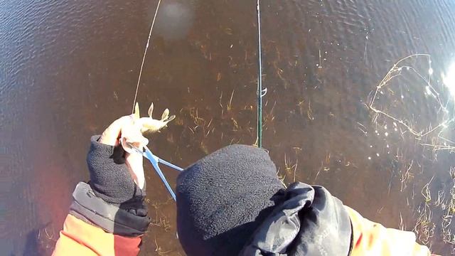 Рыбалка весной в ХМАО. река Сеуль смотреть онлайн