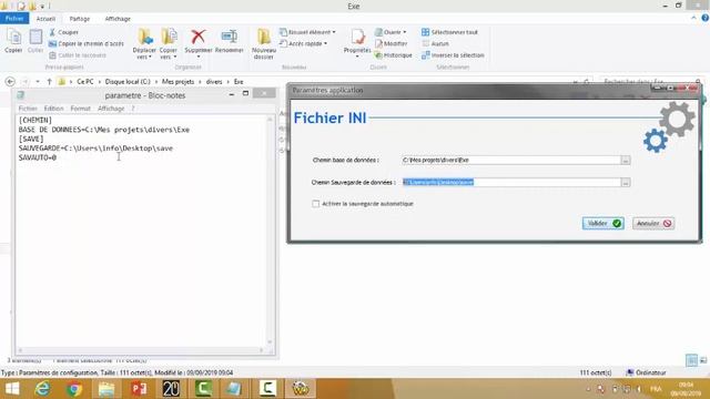 Configuration d'application a l'aide d'un Fichier INI смотреть онлайн