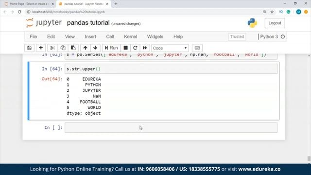 How to use Pandas in Python | Python Pandas Tutorial | Python Tutorial | Edureka Rewind смотреть онлайн