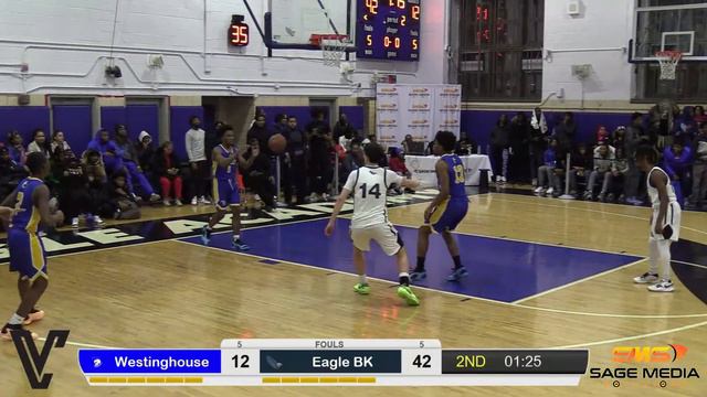 #1 Eagle Academy BK vs #8 Westinghouse | PSAL Brooklyn Borough Quarterfinals | Varsity | 2/14/2024 смотреть онлайн