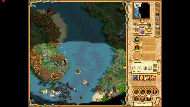 Heroes of Might and Magic 4 Прохождение за хаос. "Дочь пирата" Часть 1.1 смотреть онлайн