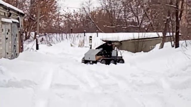 Самодельный вездеход с дизельным двигателем. смотреть онлайн