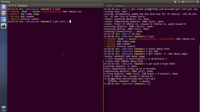 Git clone, push, pull, fetch. Основы git смотреть онлайн