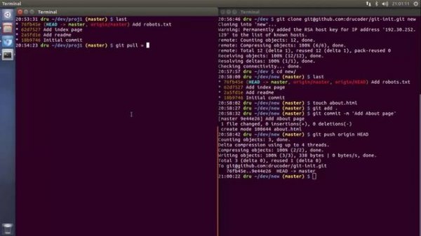Git clone, push, pull, fetch. Основы git