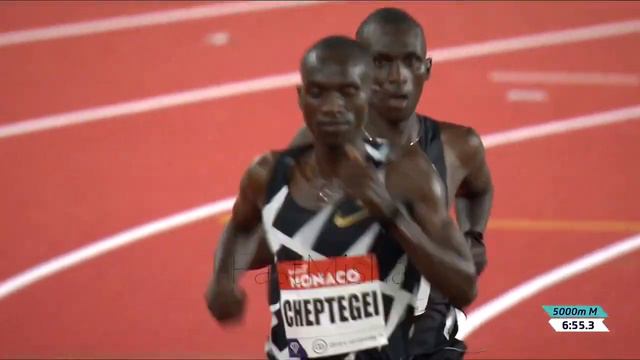 Joshua Cheptegei Breaks The 5000m World Record | 5000m In 12:35.36 |