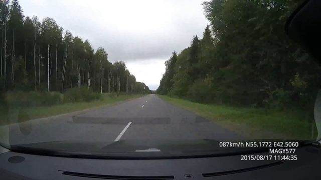 дорога в Саров: вариант проезда Навашино - Выкса - Вознесенское, август 2015 смотреть онлайн